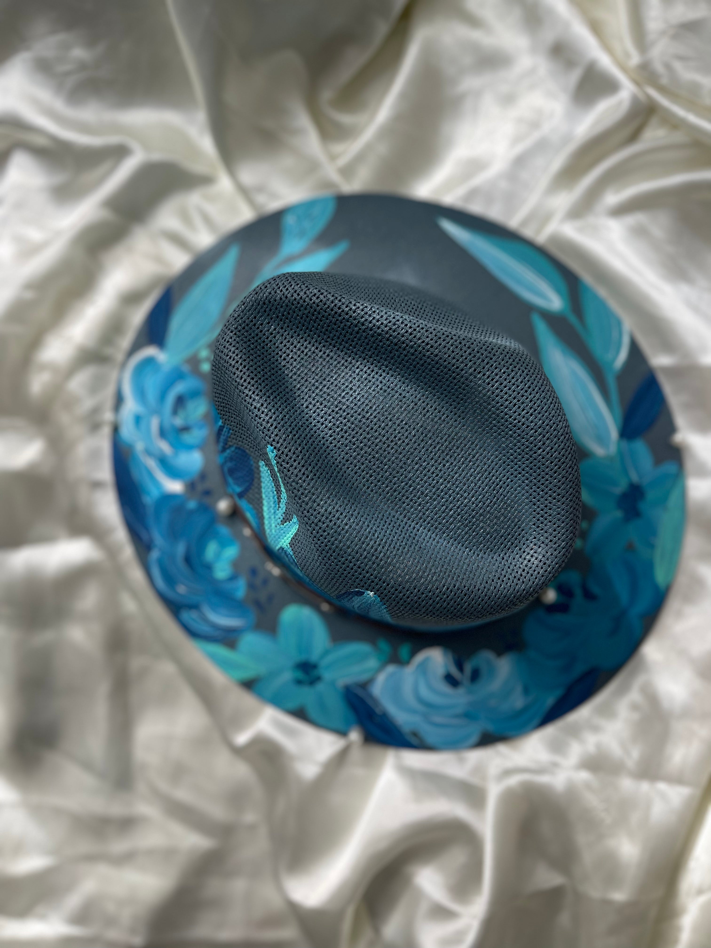 Ocean Straw Fedora Hat LARGE