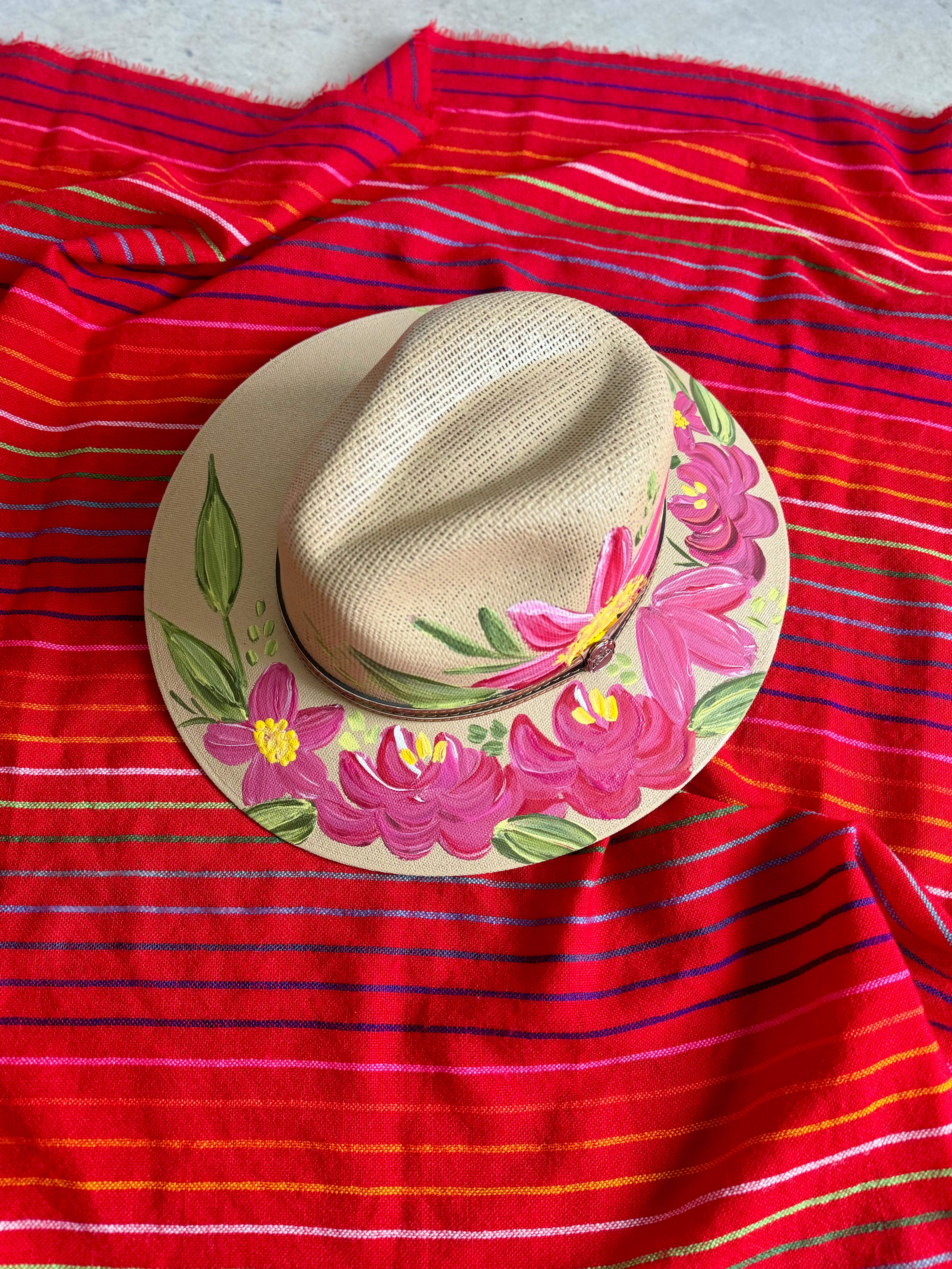 Spring Staw Hat Medium Beige Spring Straw Hat β simply mexicana tx