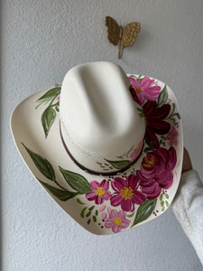 Medium Cowgirl Florals Straw Hat