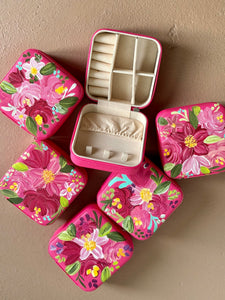 Pink Jewelry Box, handpainted