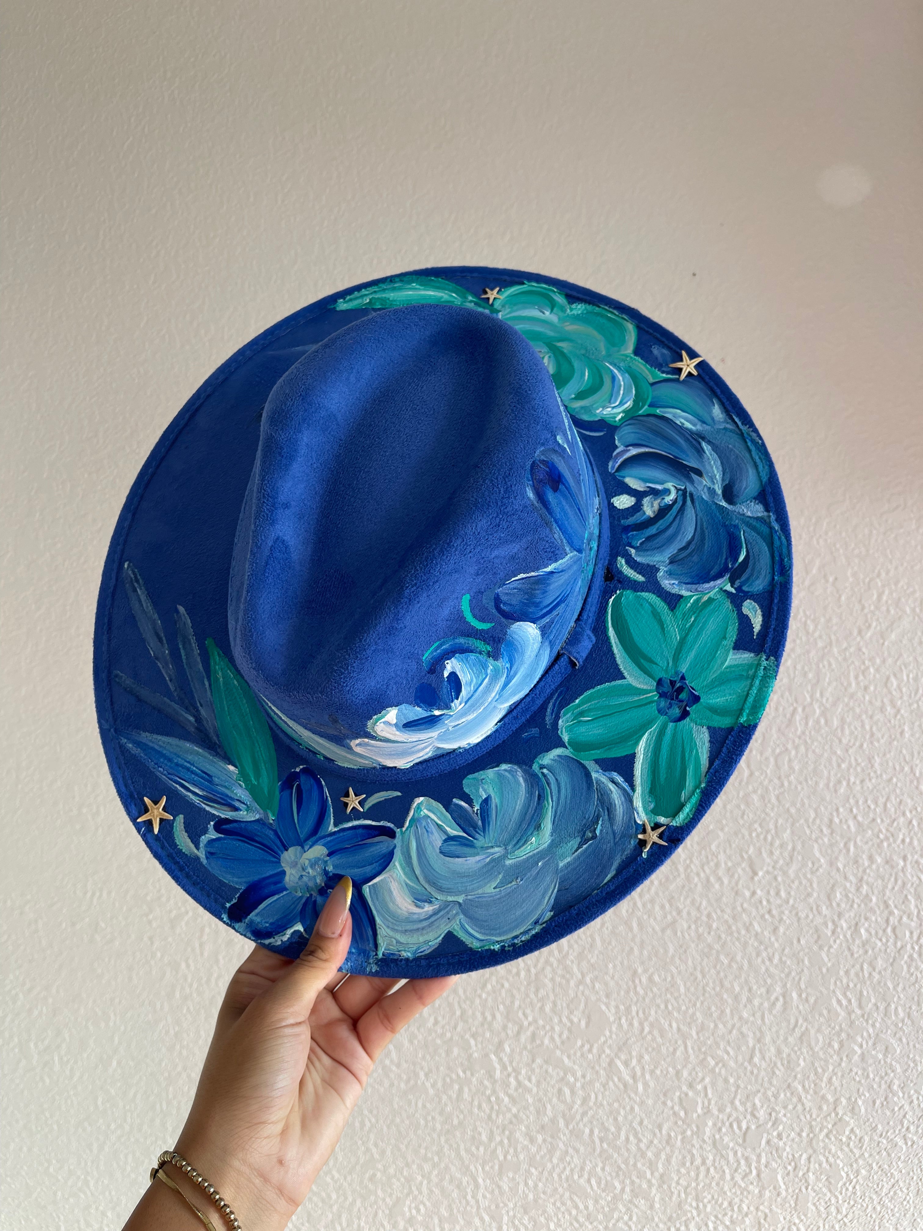 Ocean Fedora Hat MÉDIUM