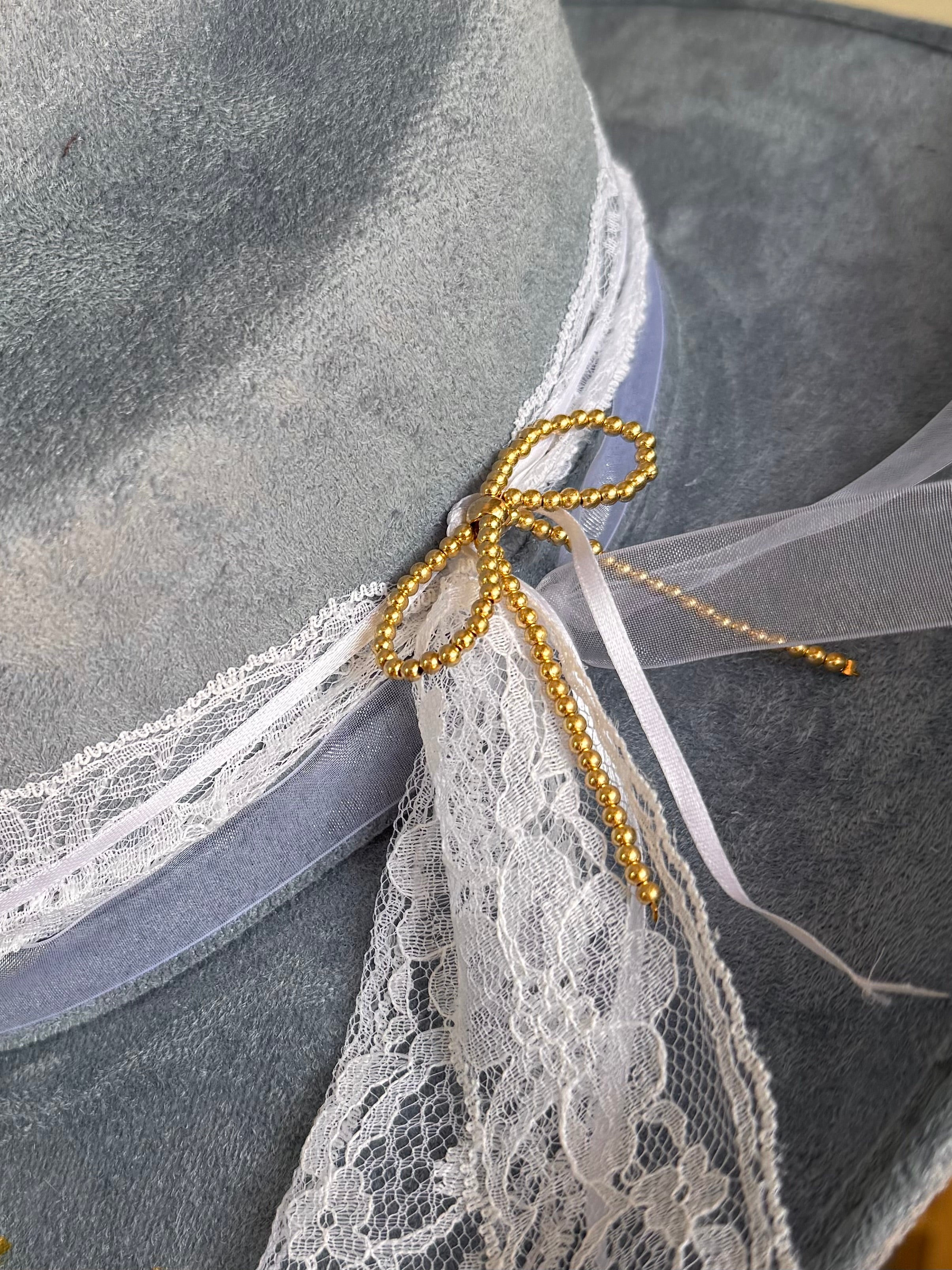 Medium Vegan Suede Cowgirl Hat- Simply Bridal