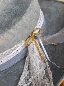 Medium Vegan Suede Cowgirl Hat- Simply Bridal