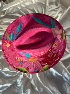 Medium Rosa Fuchsia Fedora