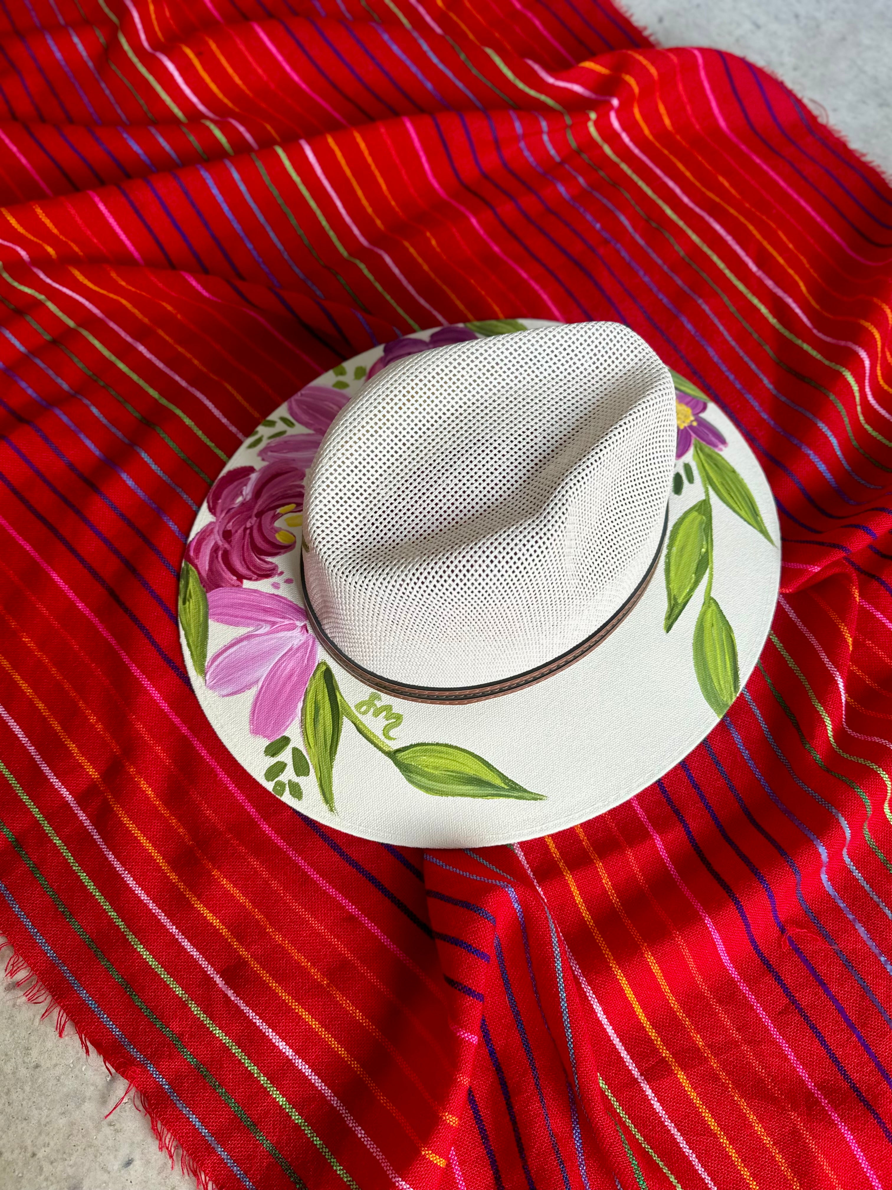 Medium Beige Spring Straw Hat