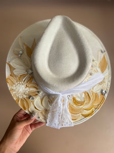 Medium Vegan Suede Fedora Hat- Simply Bridal