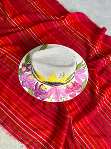 Medium Beige Spring Straw Hat
