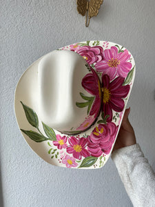 Medium Cowgirl Florals Straw Hat