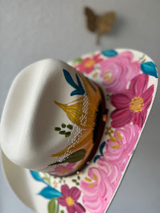 Medium Cowgirl Florals Straw Hat