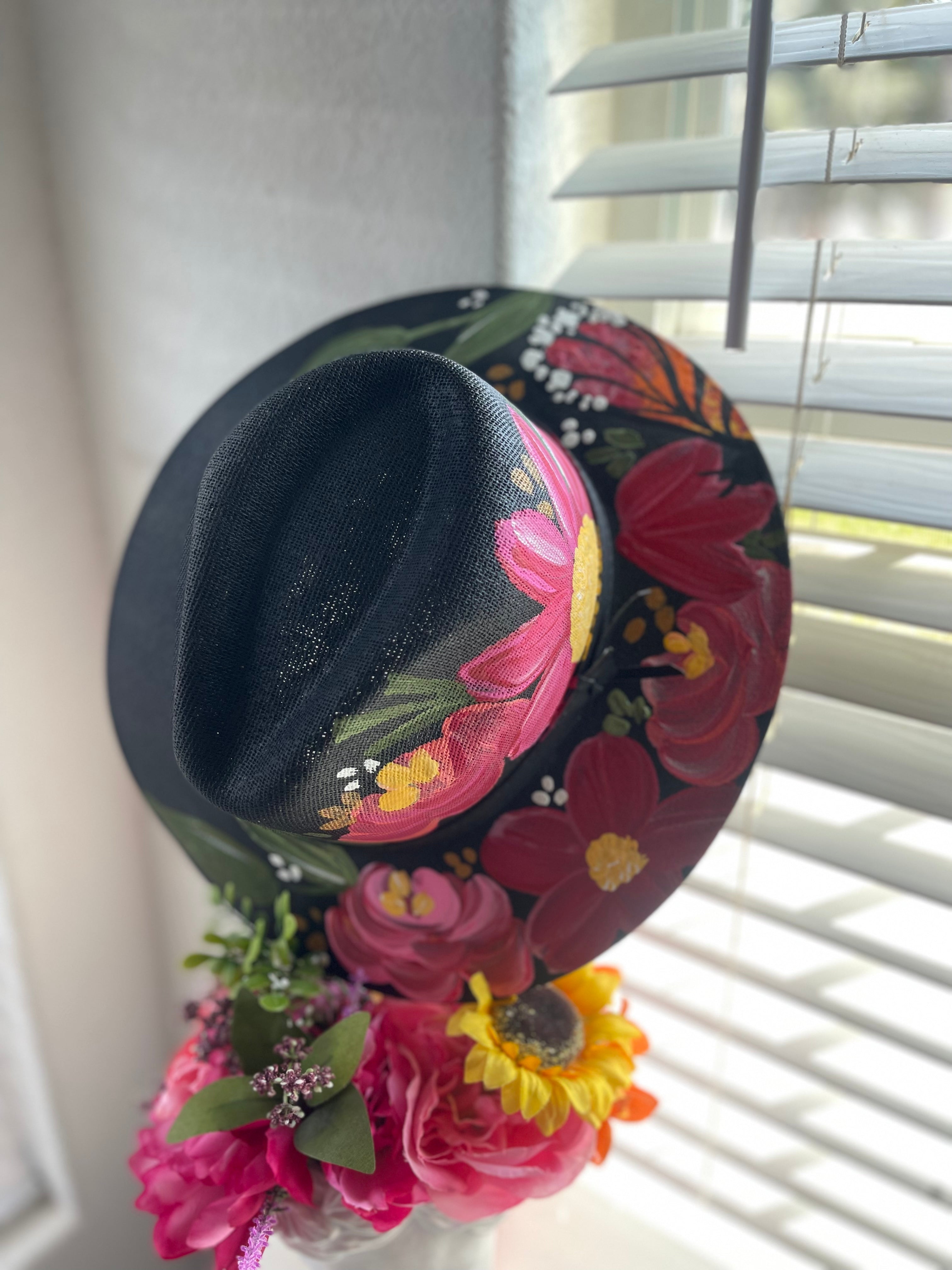 Mexicana Médium Straw Hand Painted Hat