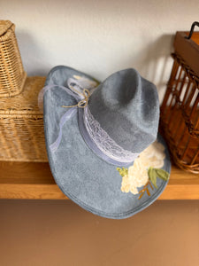 Medium Vegan Suede Cowgirl Hat- Simply Bridal