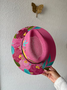 Large Pink Explorer Straw Hat