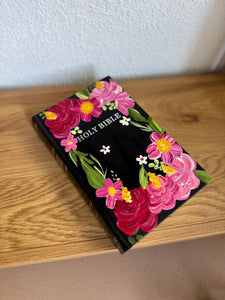 Handpainted KJV Christian Bible