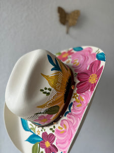 Medium Cowgirl Florals Straw Hat