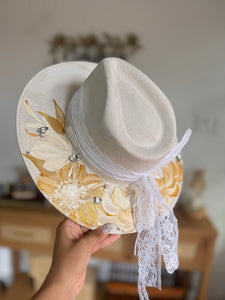 Medium Vegan Suede Fedora Hat- Simply Bridal