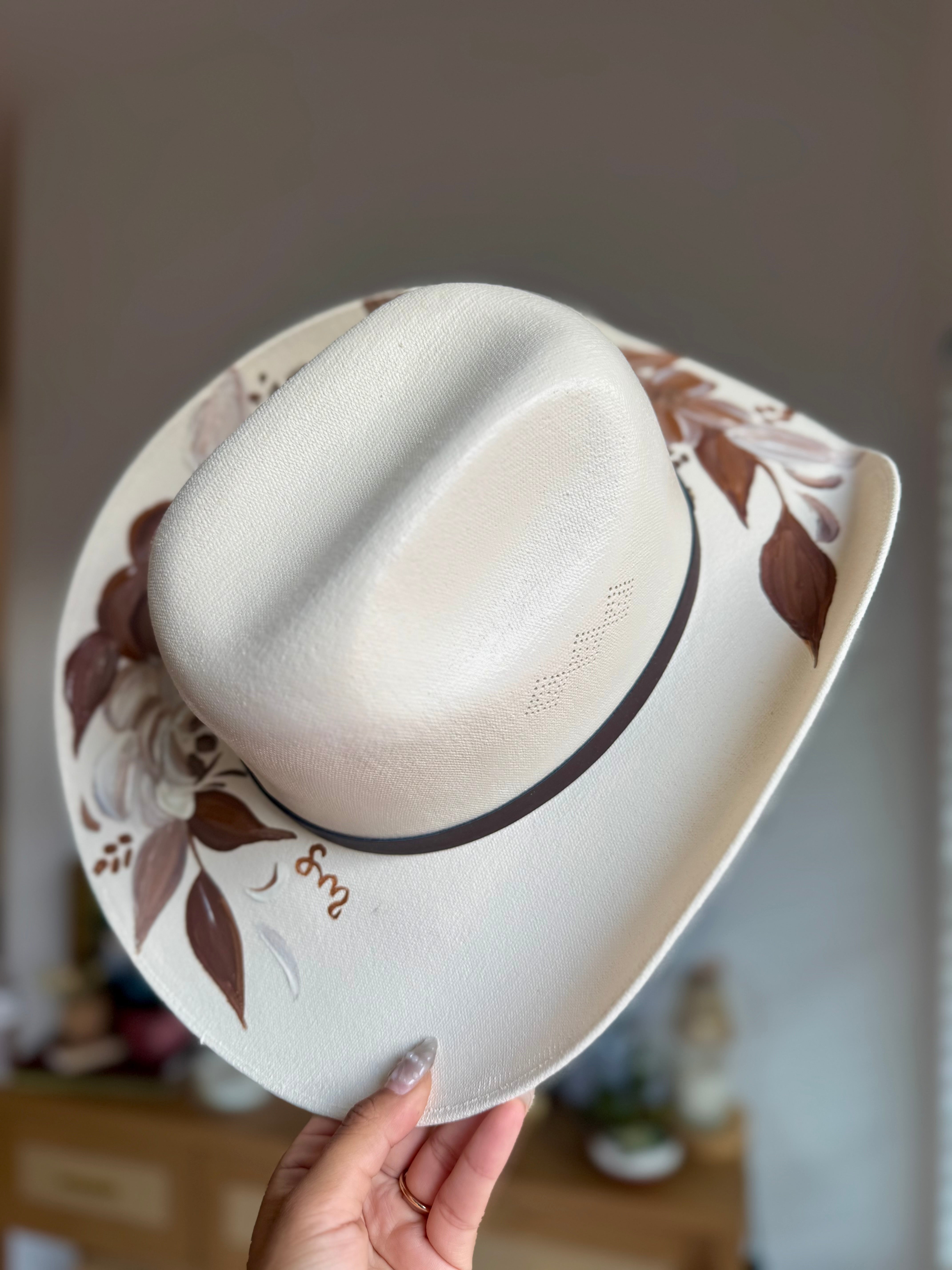 Large Cafecito Straw Cowgirl Hat
