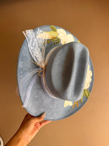 Medium Vegan Suede Cowgirl Hat- Simply Bridal