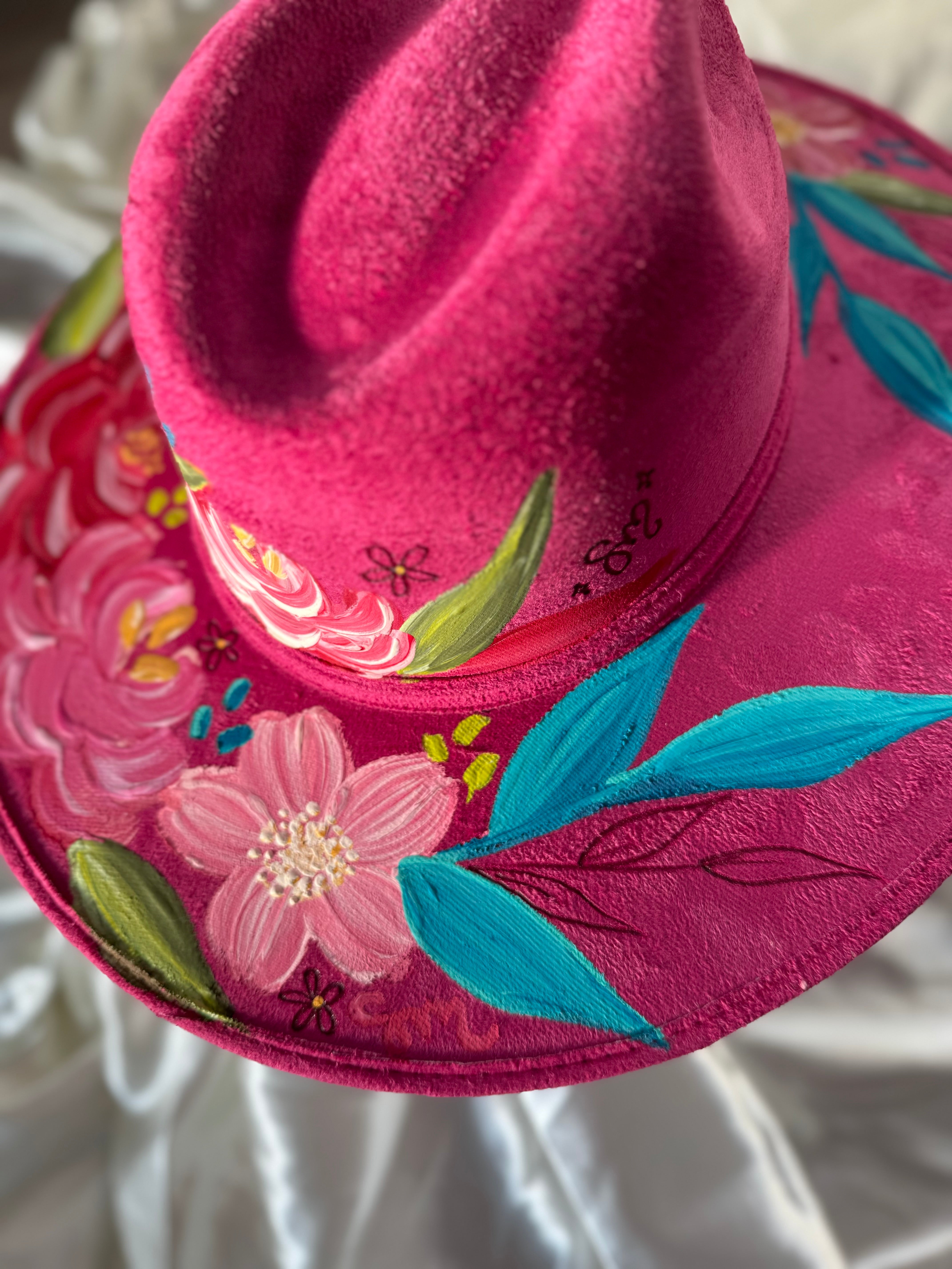 Medium Rosa Fuchsia Fedora