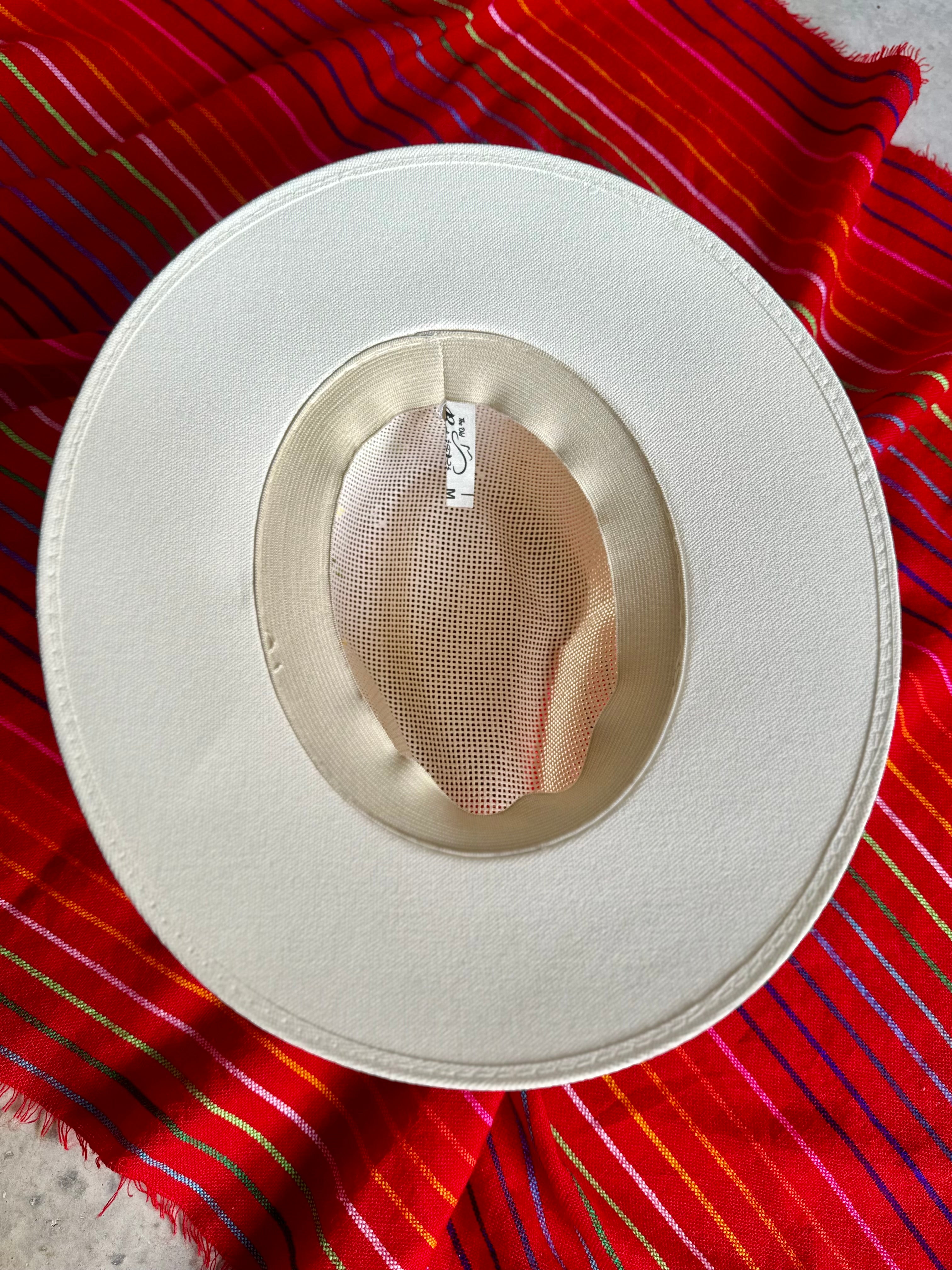 Medium Beige Spring Straw Hat