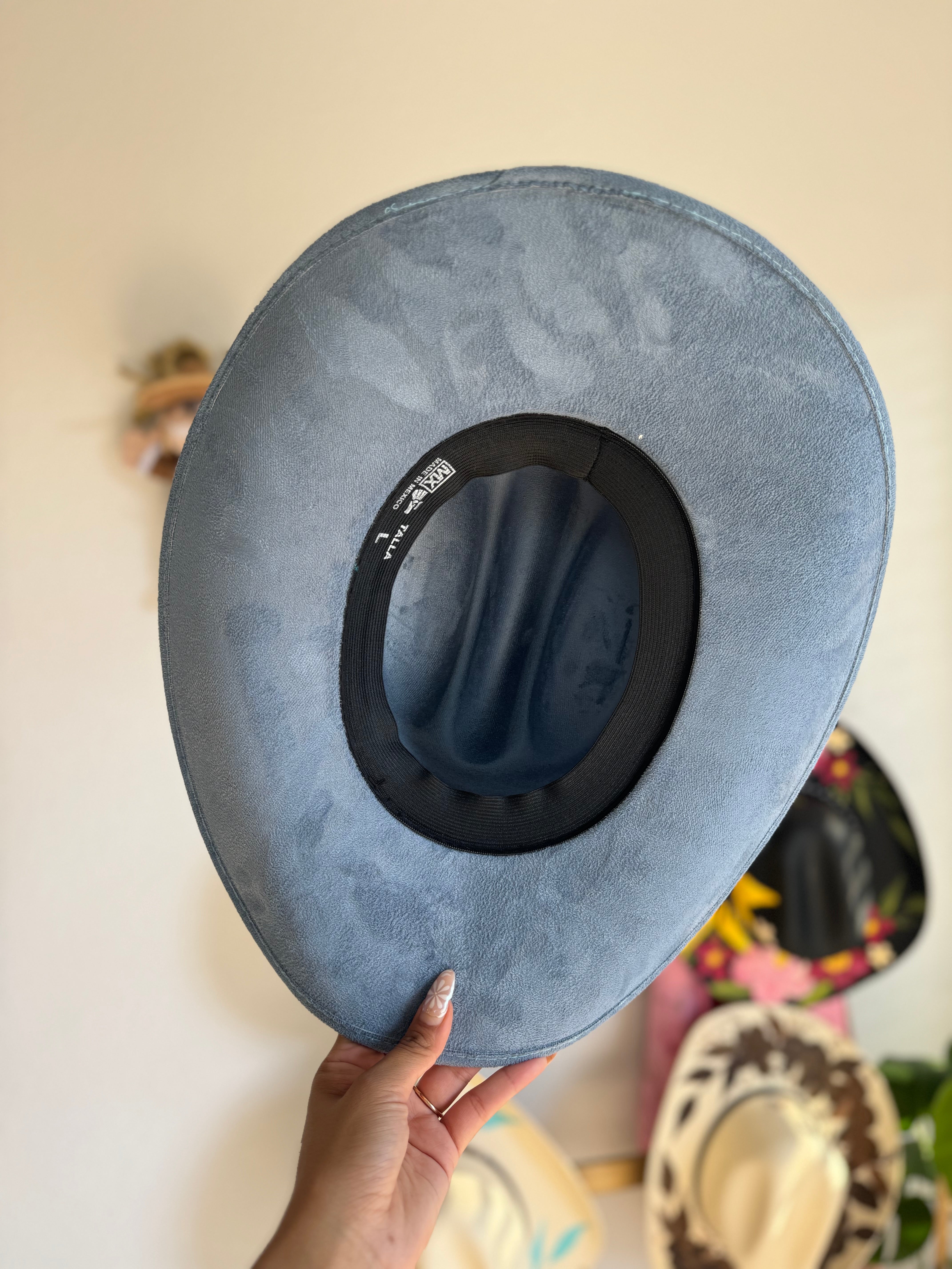 Large Vegan Suede Cowgirl