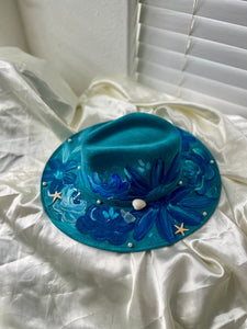 Ocean Fedora Hat Large