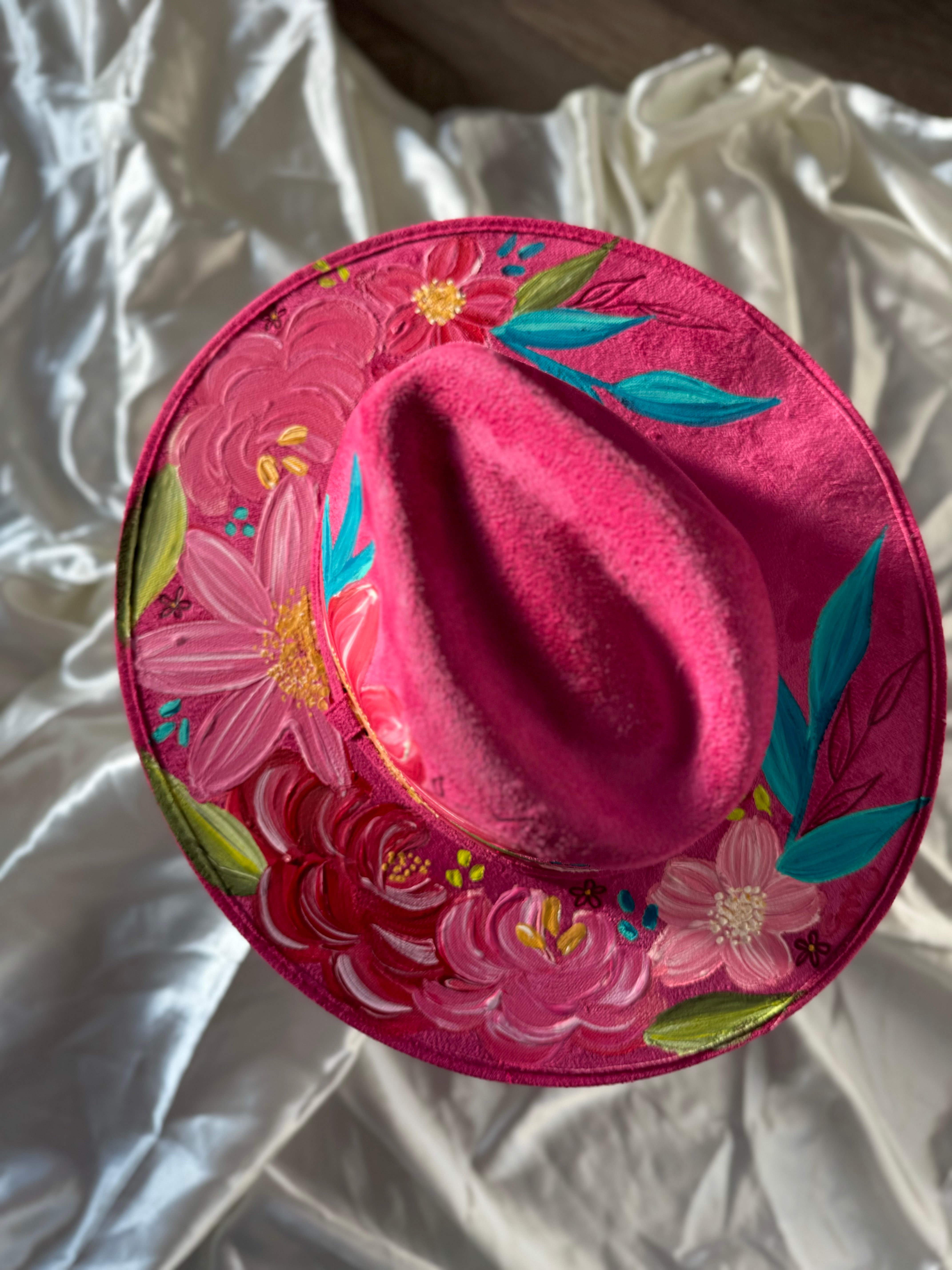 Medium Rosa Fuchsia Fedora