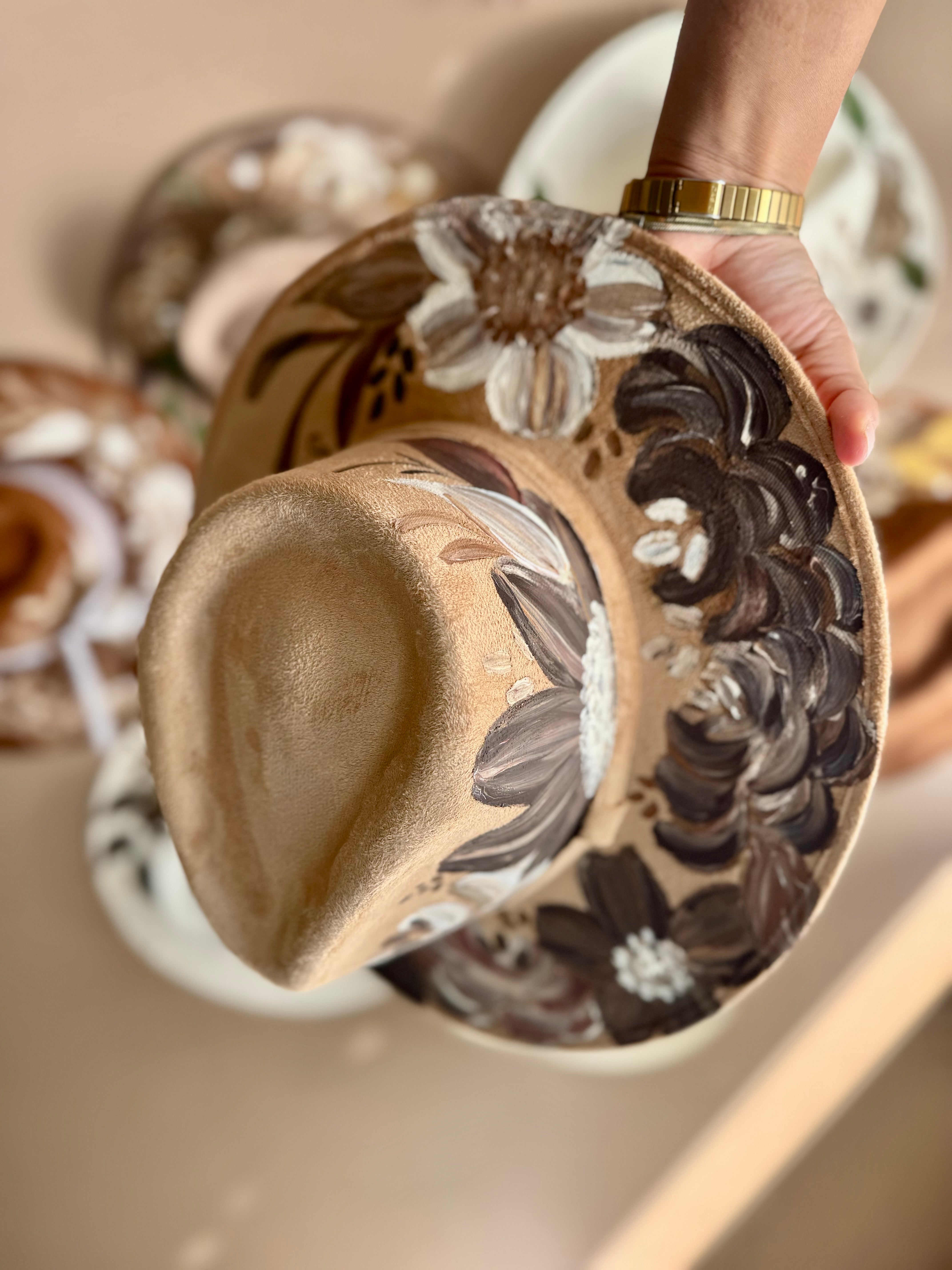 Medium Cafecito Fedora Hat Brown