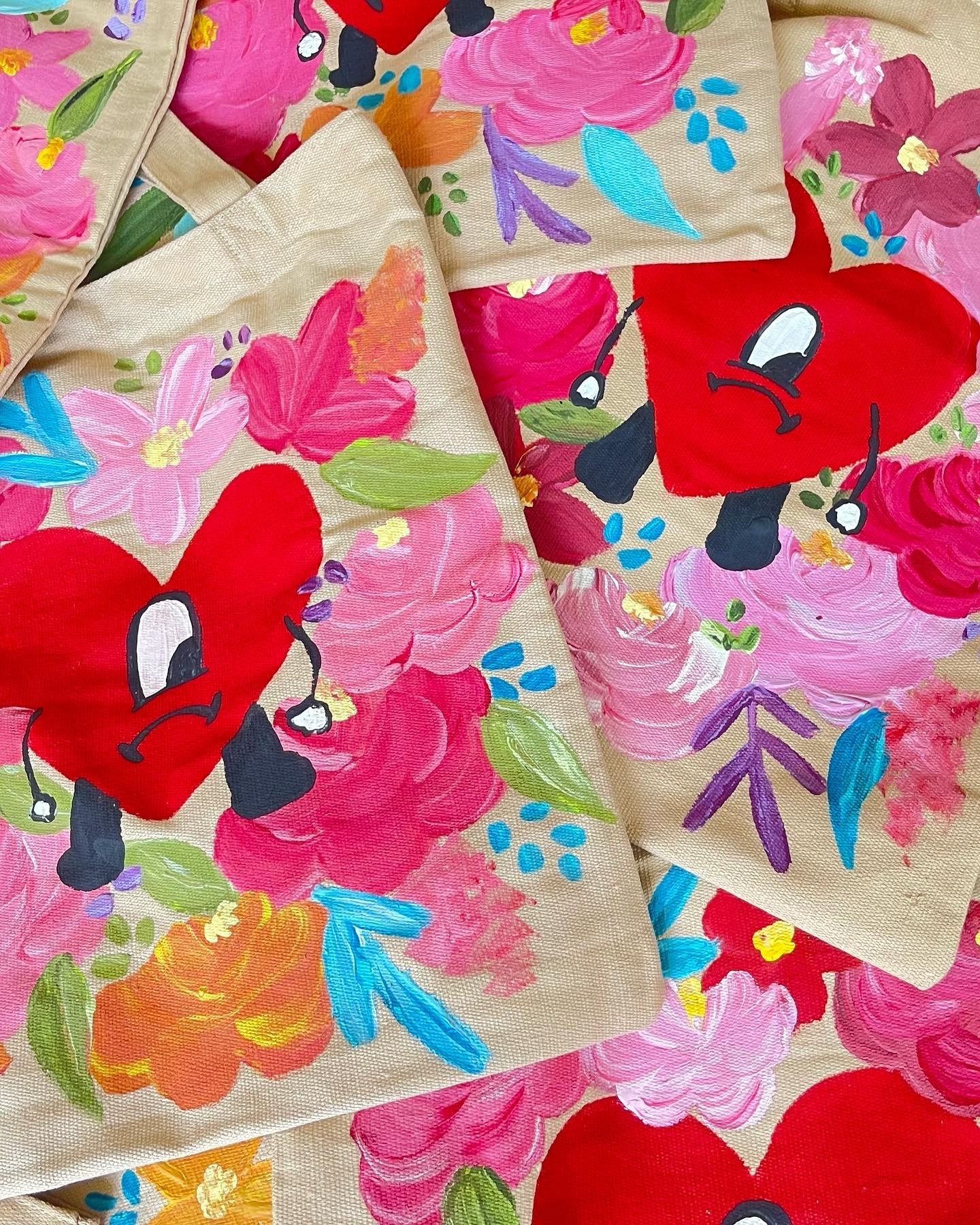 Un Verano Sin Ti Painted Tote Bag